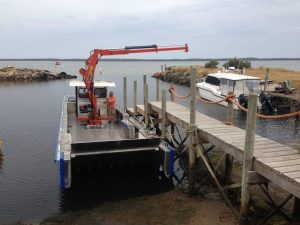 Hiab Sea Crane Work Boat 12m Landing Craft - Alumarine